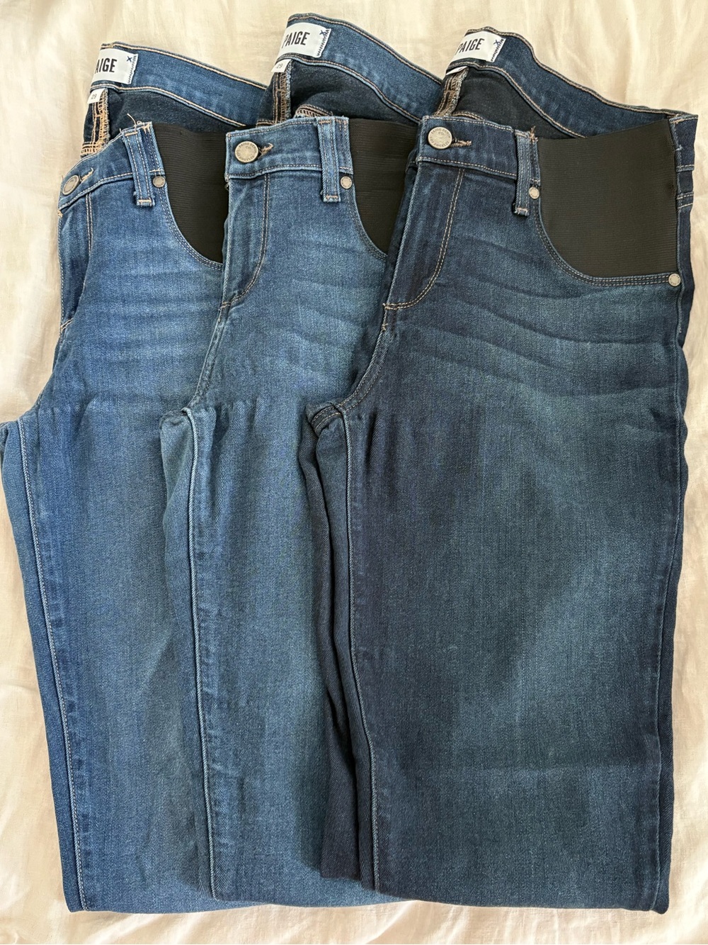 Paige Verdugo Maternity Jeans Trio